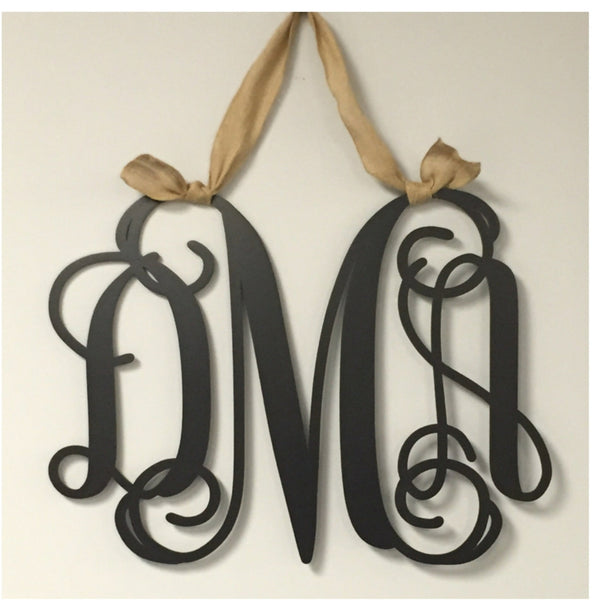 Script Monogram 18"