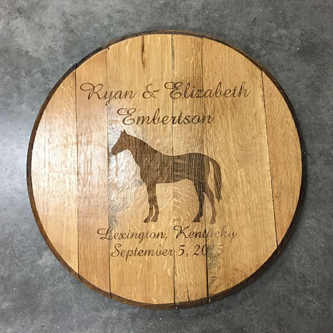 Horse Country Barrel Head