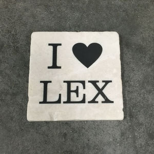 I Love LEX Sandstone Coaster