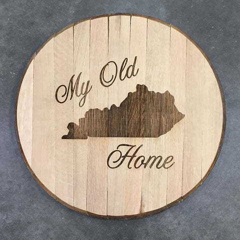 My Old Kentucky Home Barrel Head