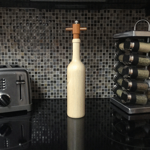 Vintage Wine Bottle Peppermill
