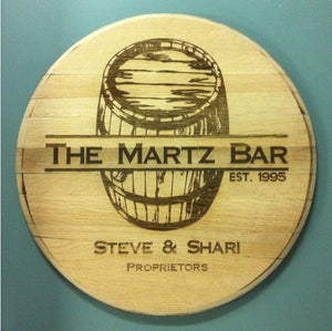 Family Bar Barrel Head