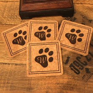 Puppy Love Cork Coaster Set