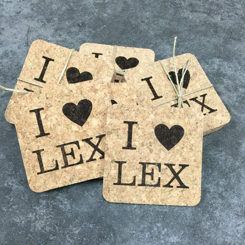 I Love Lex Coaster Set