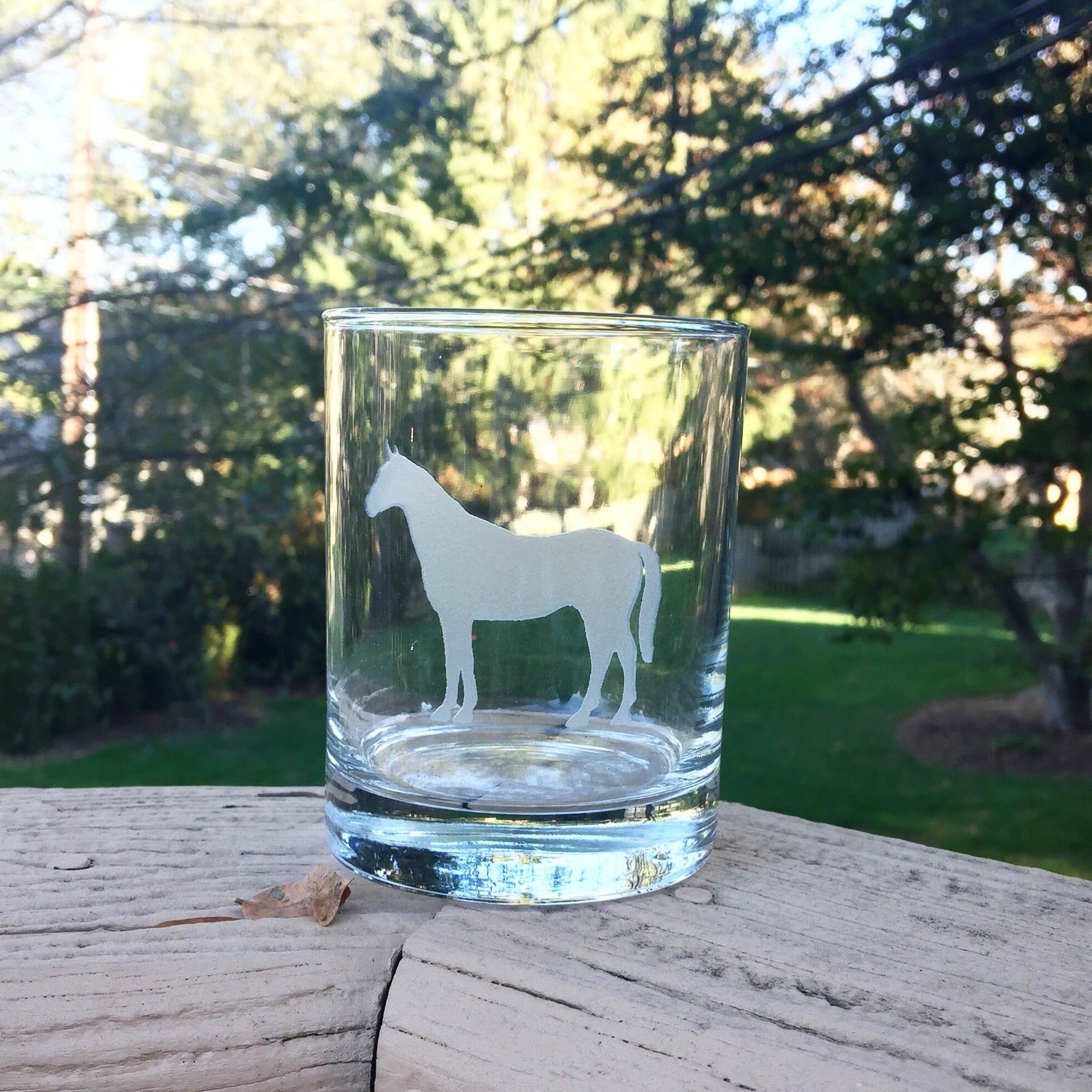 Horse Bourbon Glass