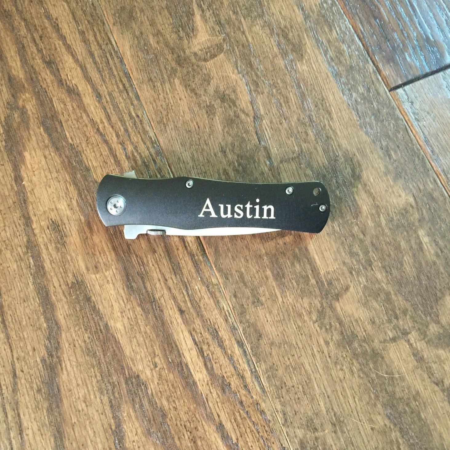 Black Pocket Knife