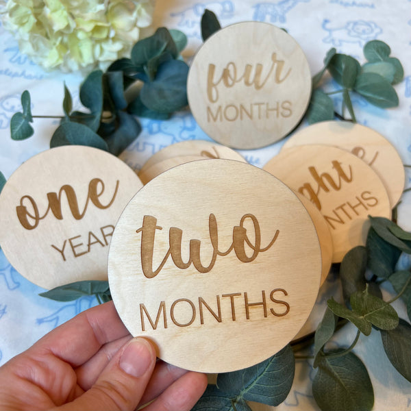 Baby Monthly Milestone Markers