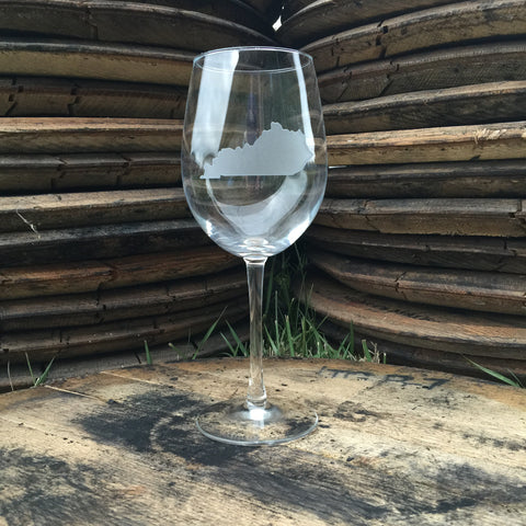 Stemmed Wine Glass - State
