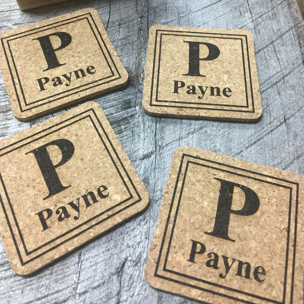 Cork Coaster Set
