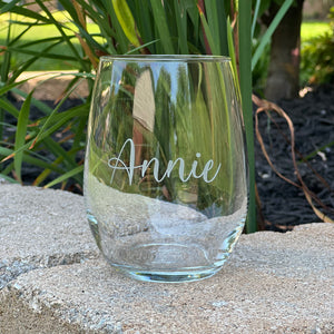 Stemless Wine Glass