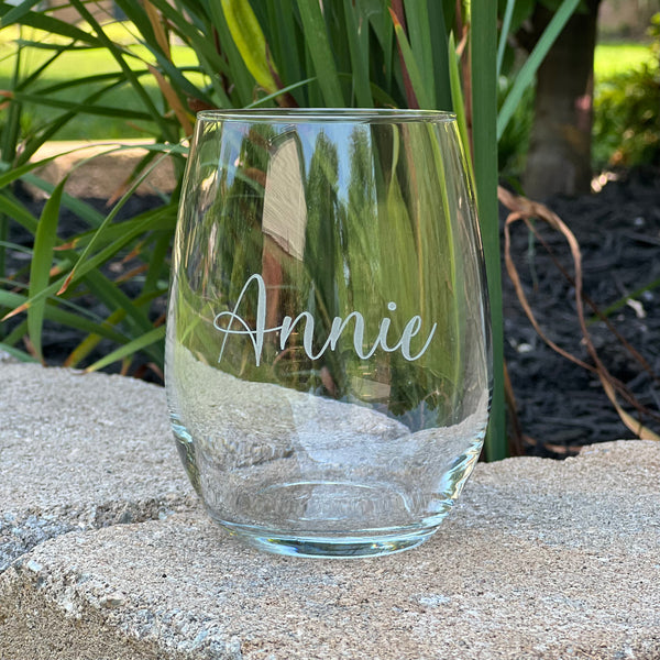 Stemless Wine Glass