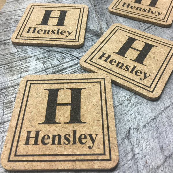 Cork Coaster Set