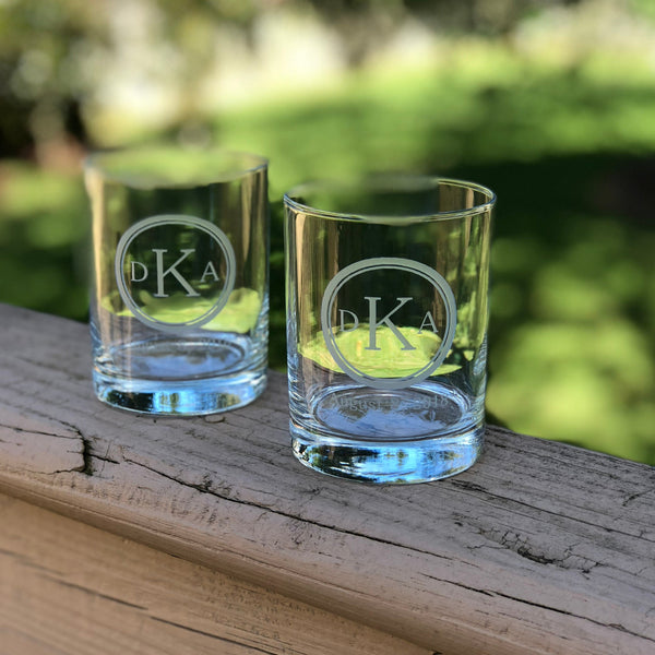 Circle Bourbon Glass