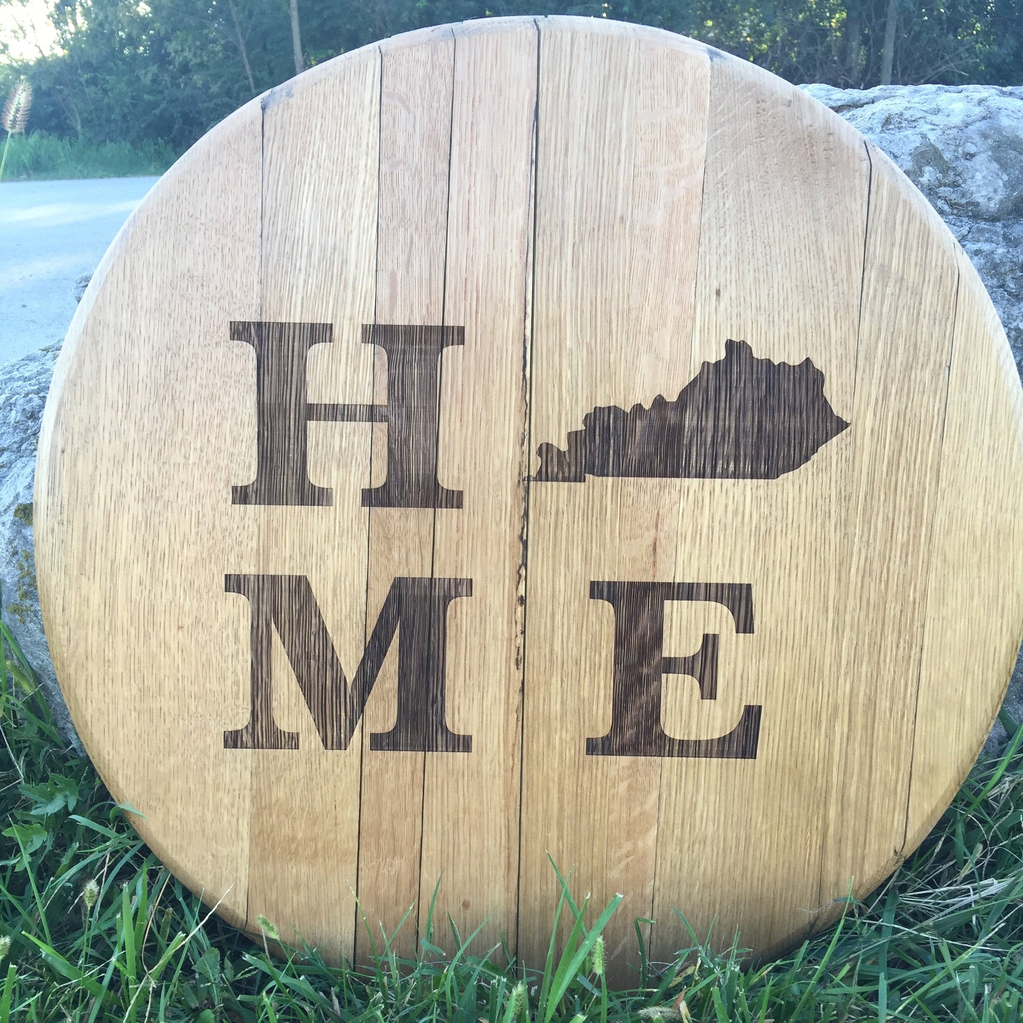 HOME Bourbon Barrel Head